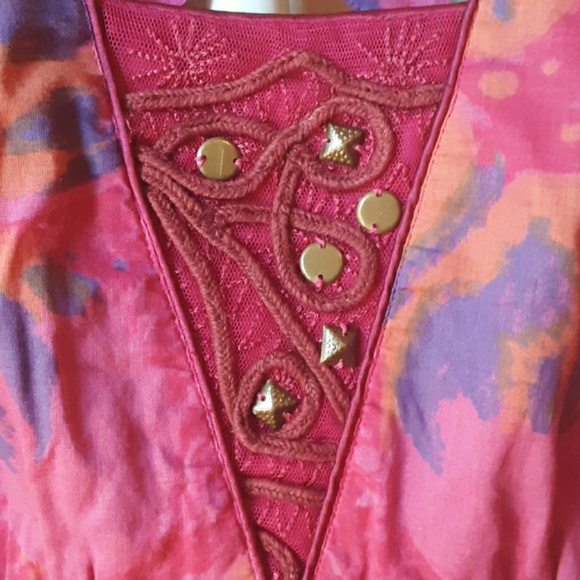 NWOT FREE PEOPLE PINK MINI DRESS SIZE 4 - Picture 2 of 5